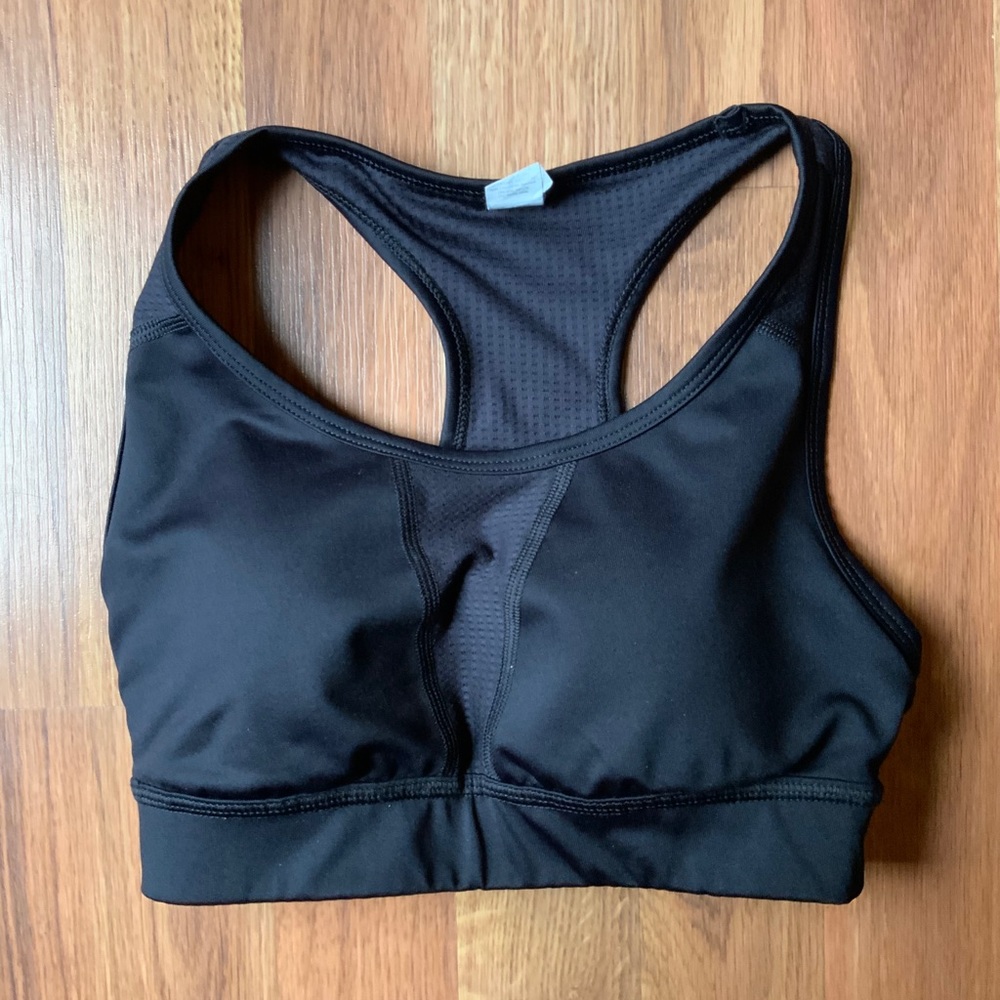 Black Fila Sports Bra